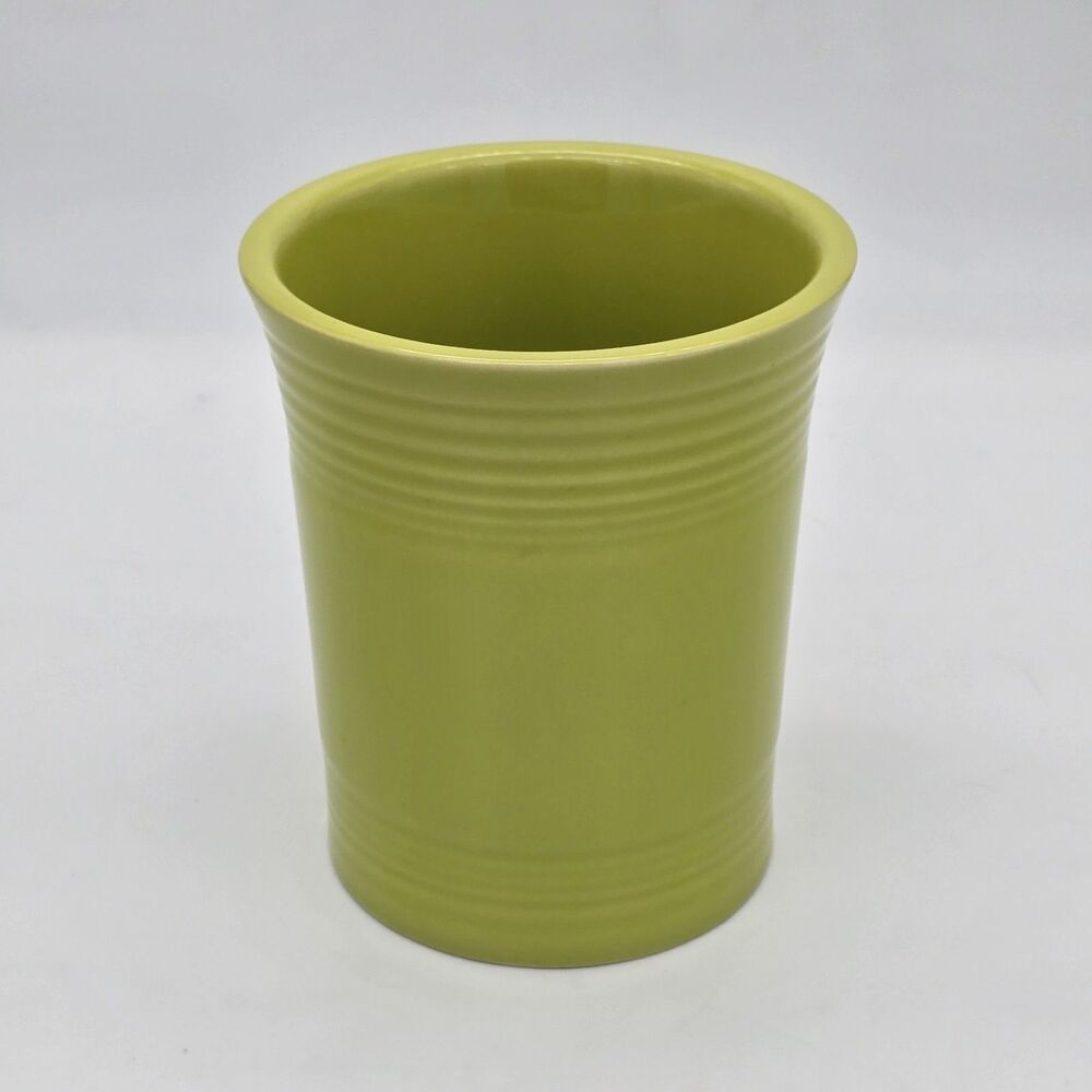 Homer Laughlin Fiesta Lemongrass Utensil Crock NEW Retired